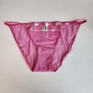 Victoria's Secret PINK Heart String Bikini Panty - Medium Coquette Girly Gift